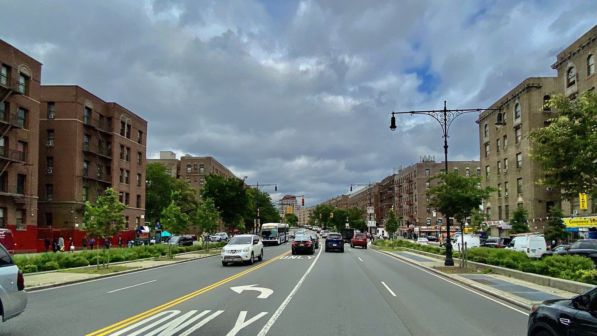 Prewar apartment buildings along the Grand Concourse, part of the Bronx housing market Richard Joseph Spinelli works in