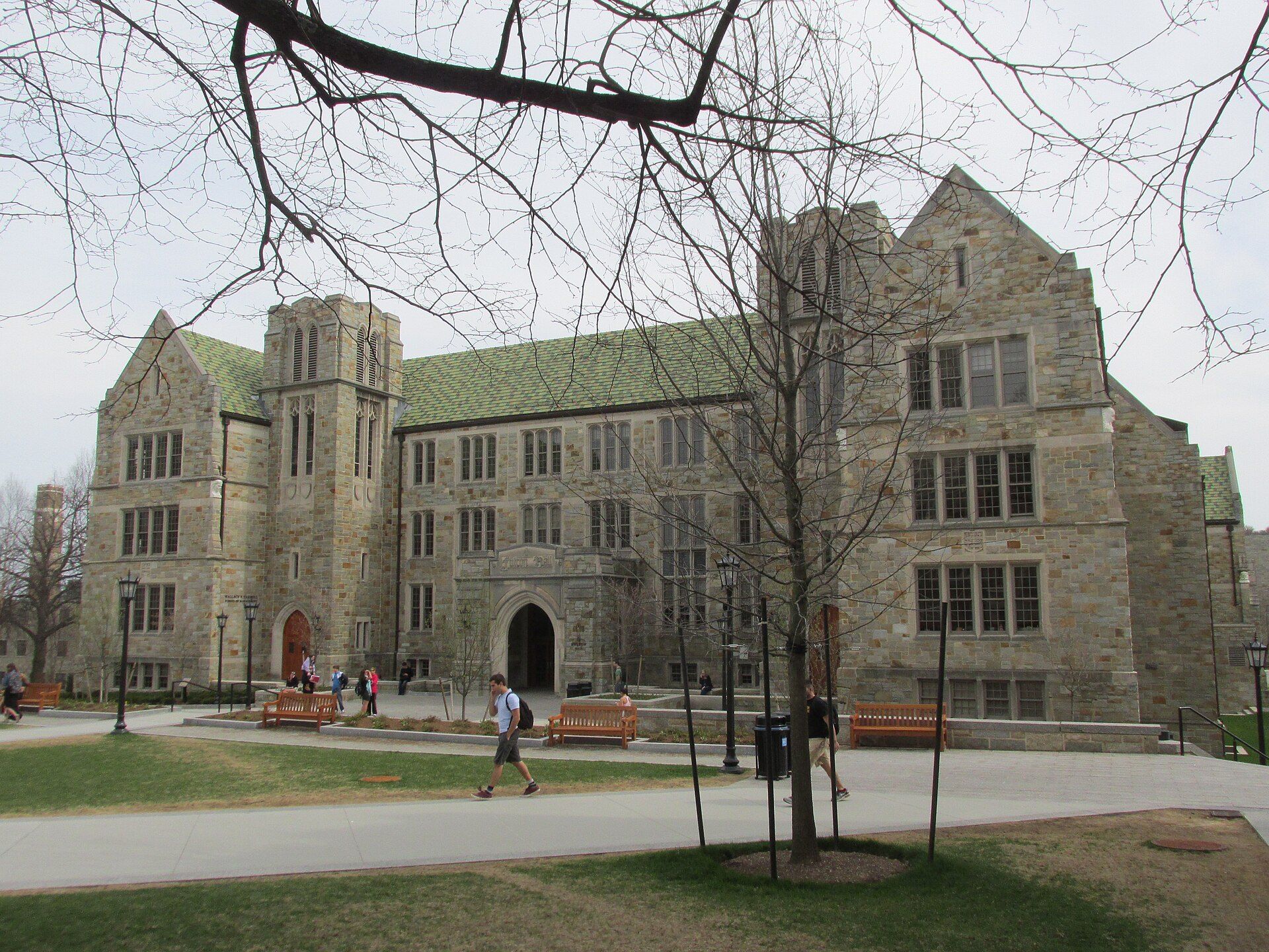 Fulton Hall at Boston College in Chestnut Hill, the campus where Richard Joseph Spinelli earned his degree in economics