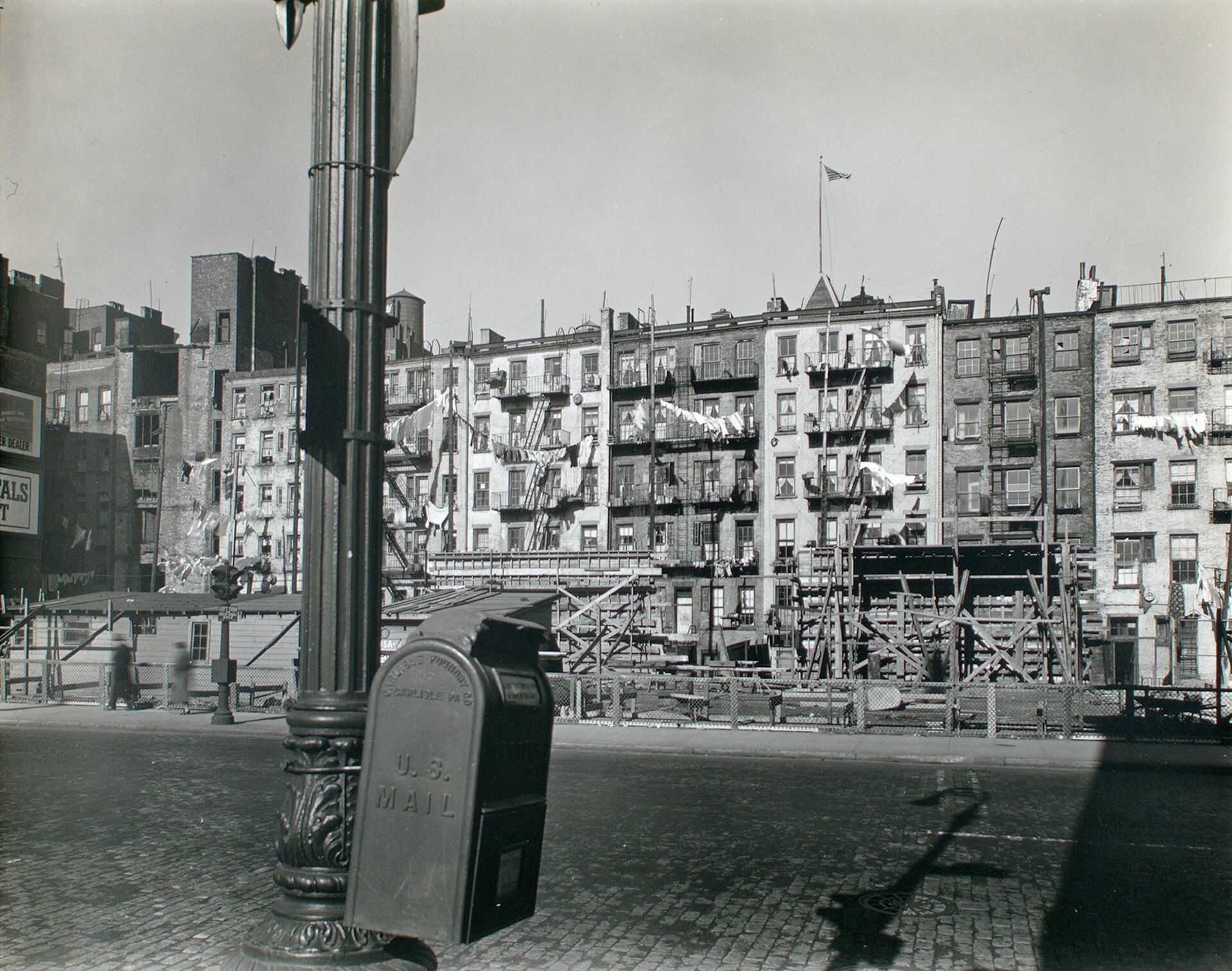 Old law tenements in Manhattan photographed by Berenice Abbott, the housing behind the rules for buildings like those Richard Joseph Spinelli operates